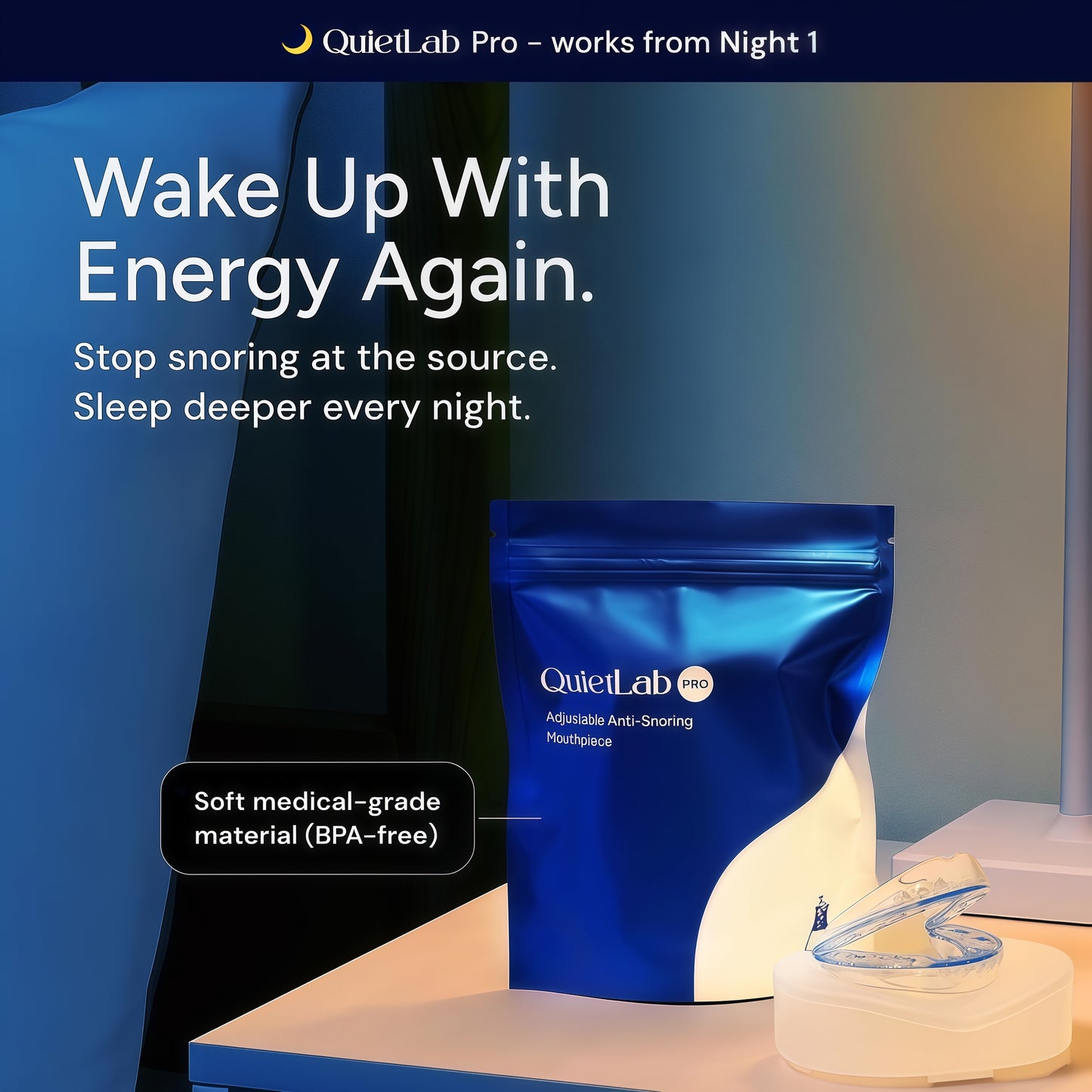 QuietLab Pro® Anti-Snoring Mouthpiece